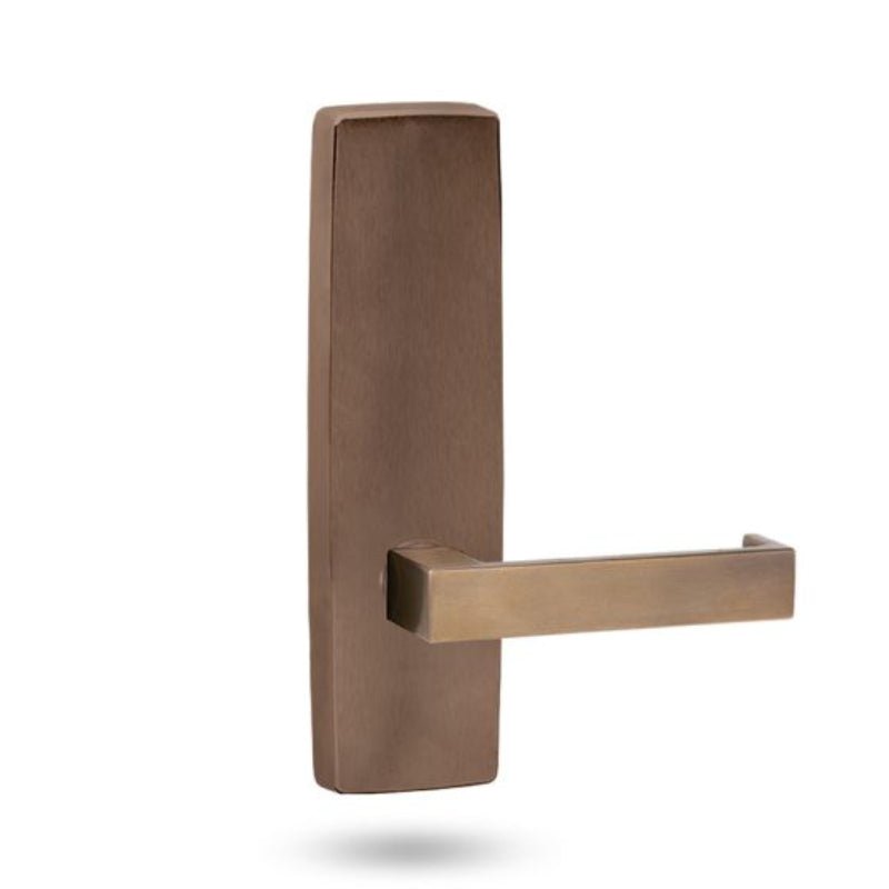 Lockwood 1805 External Square End Plate with 111 Lever Oil Rubbed Bronze 1805/111ORB - primehardware