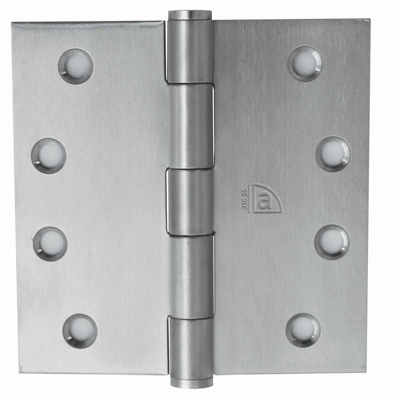 Austyle Butt Hinge Fixed Pin inc screws (pair) SSS 100x100x2.5mm Various Finish - primehardware