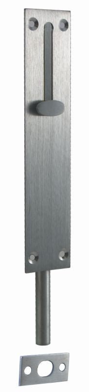 Superior Brass Flush Barrel Bolt 150mm Satin Chrome 150x32mm