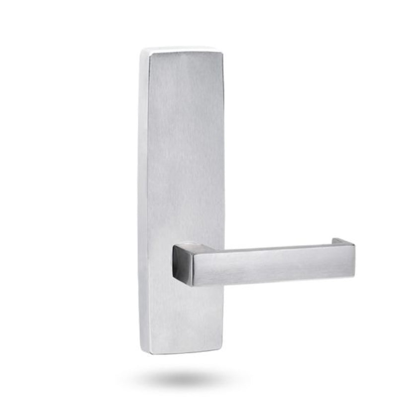 Lockwood 1805 Square End Plate & 111 Lever Satin Chrome 1805/111SC