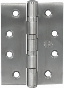 Superior Brass Ball Bearing Hinge 304 Stainless Steel Four Ball Bearing 100x75mm Satin Stainless Steel 100x75x2.5mm