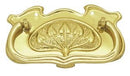 Superior Brass Cabinet Fitting PB 60x110mm - primehardware