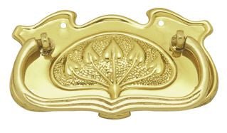 Superior Brass Cabinet Fitting PB 37x65mm - primehardware