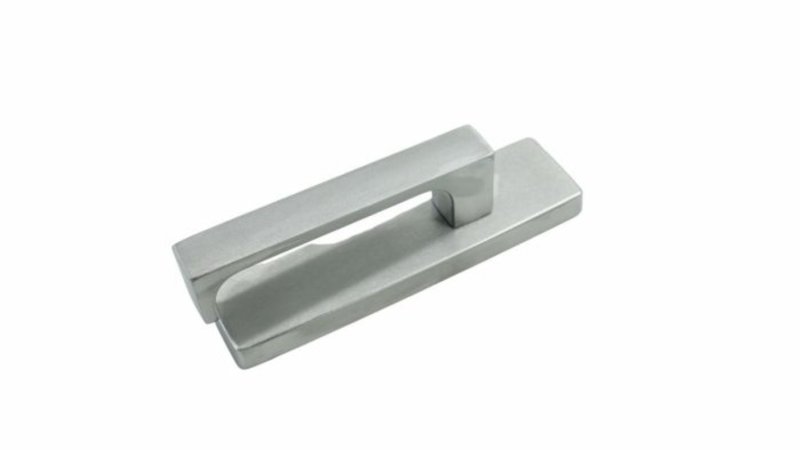 Lockwood 1805 Square End Plate & 112 Lever Satin Chrome 1805/112SC