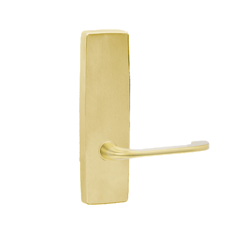 Lockwood 1805 Square End Plate & 115 Lever Polished Brass 1805/115PB - primehardware