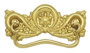 Superior Brass Cabinet Fitting PB 38x82mm - primehardware