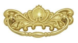 Superior Brass Cabinet Fitting PB 81mm - primehardware