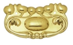 Superior Brass Cabinet Fitting PB 44x83mm - primehardware