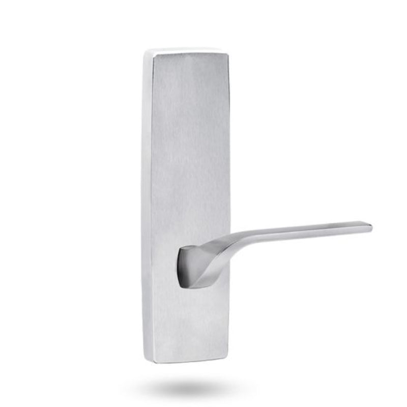 Lockwood 1805 Square End Plate & 122 LH Lever Satin Chrome 1805/122LSC - primehardware