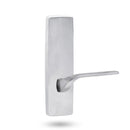 Lockwood 1805 Square End Plate & 122 LH Lever Satin Chrome 1805/122LSC - primehardware