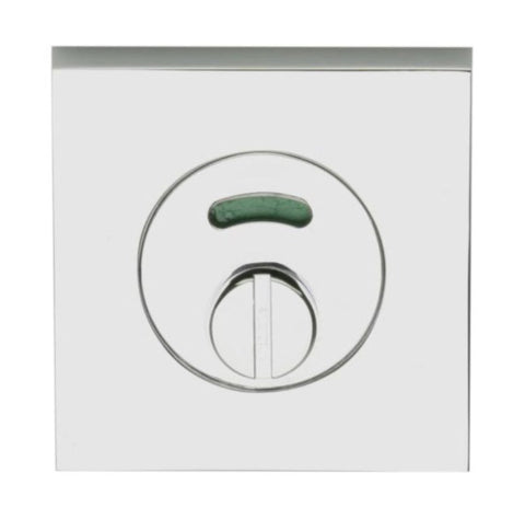 Lockwood Velocity 55mm Square Emergency Indicating Turn Snib SC Satin Chrome VSS8/SC - primehardware