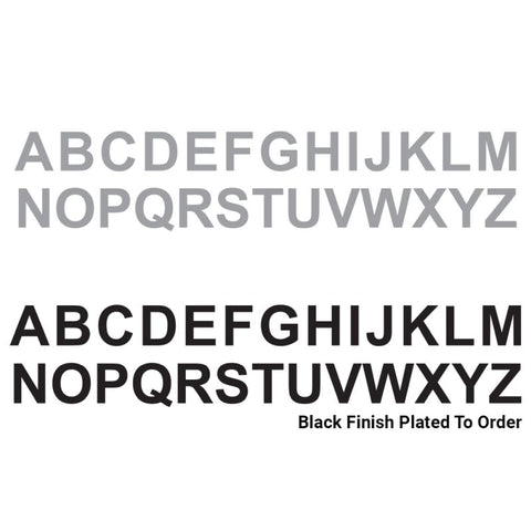 Superior Brass Architectural Alphabet 304SSS 150mm D - primehardware