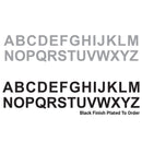 Superior Brass Architectural Alphabet 304SSS 150mm D - primehardware