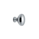 Superior Brass Oval Knob Solid SC 25mm - primehardware