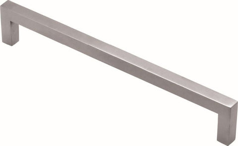Superior Brass Kitchen Handle Satin S/Steel 12x12mm Square 812mm - primehardware