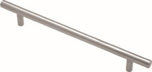 Superior Brass Kitchen Handle 12mm Diameter Round 196mm Satin Stainless Steel 196/146mm
