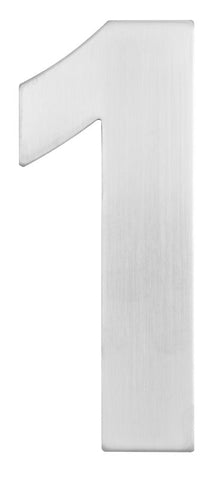 Superior Brass Architectural Numeral No.1 316 S/Steel 150mm "1" - primehardware