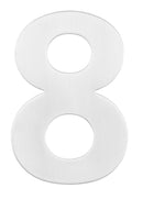 Superior Brass Architectural Numeral No.8 316 S/Steel 150mm "8" - primehardware