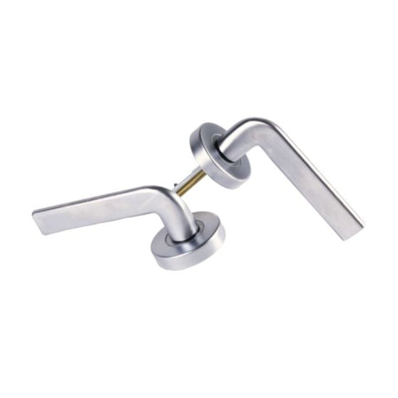 Lockwood Velocity 55mm Round Passage Set & L4 Lever SC TP Satin Chrome  VSR1/L4SC