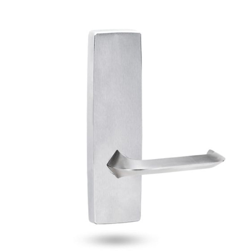Lockwood 1805 Square End Plate & 142 Lever Satin Chrome 1805/142SC