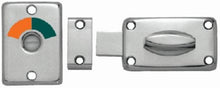 AUSTYLE Privacy Indicator Bolt Satin Chrome 35x55 Millimetre 49014