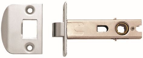 Austyle Tubular Latch Double Spring Satin Chrome 60mm 49030 - primehardware