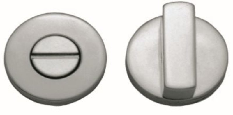 Austyle  Privacy Turn Snib Rnd.Concealed Satin Chrome 36mm  49038