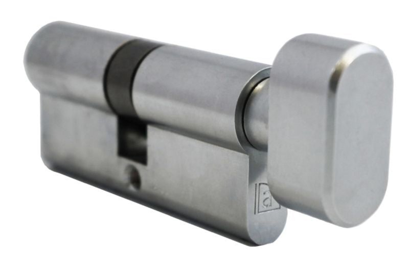 Austyle Cylinder & Turn 5 Pin C4  Satin Chrome 65mm  49145