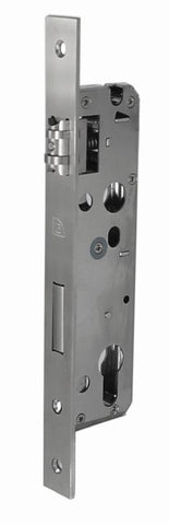 Austyle SS Euro Cyl. Roller Latch & Dead Bolt Satin Stainless Steel 30mm 49204 - primehardware