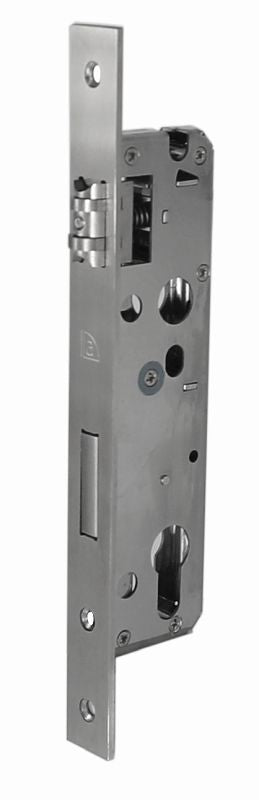 Austyle SS Euro Cyl. Roller Latch & Dead Bolt  Satin Stainless Steel 30mm  49204