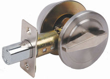 Superior Brass Builders Choice Round Dead Bolt Thumb Turn Cylinder Satin Chrome 64mm