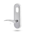Lockwood 2801 Round End Plate with Cylinder Hole & 153 Right Hand Lever Polyester Powdercoat 2801/153RPC - primehardware