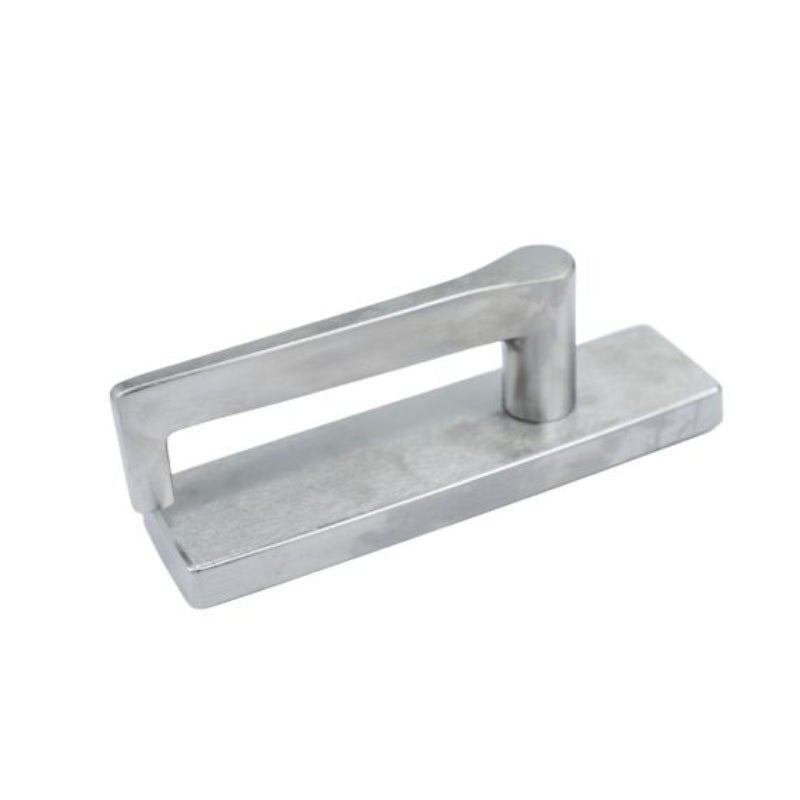 Lockwood 1805 Square End Plate & 145 Lever Satin Chrome 1805/145SC