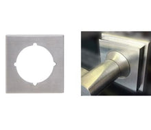Austyle Square Backplate Adaptor Satin Chrome 63x63mm (Pair)