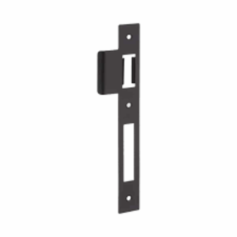 Austyle Lipped Striker & Face Plate Black > (x9300 LOCK) 49825 - primehardware