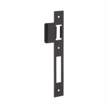 AUSTYLE Lipped Striker And Face Plate Black To Suit X9300 Lock 49825