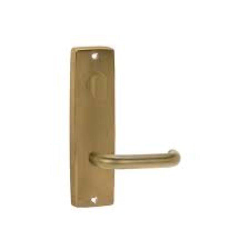 Lockwood 1904 Square End Plate with Turn & 20 Knob Architectural Bronze 1904/20AZ