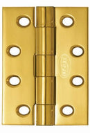 Superior Brass Butt Hinge Fixed Pin inc screws PB 38x22mm - primehardware