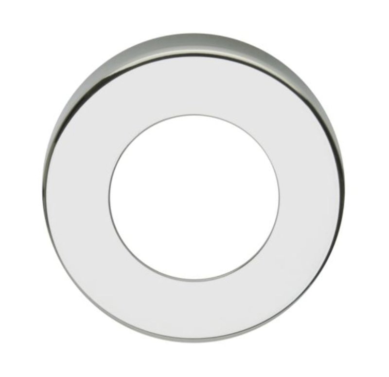 Lockwood Velocity 55mm Round Rose Trim Passage SC - 1 Pair Satin Chrome VSR1 - TRIMSC - primehardware