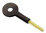 Superior Brass Window Lock Key Only Polished Brass Polished Brass Black Head 60mm
