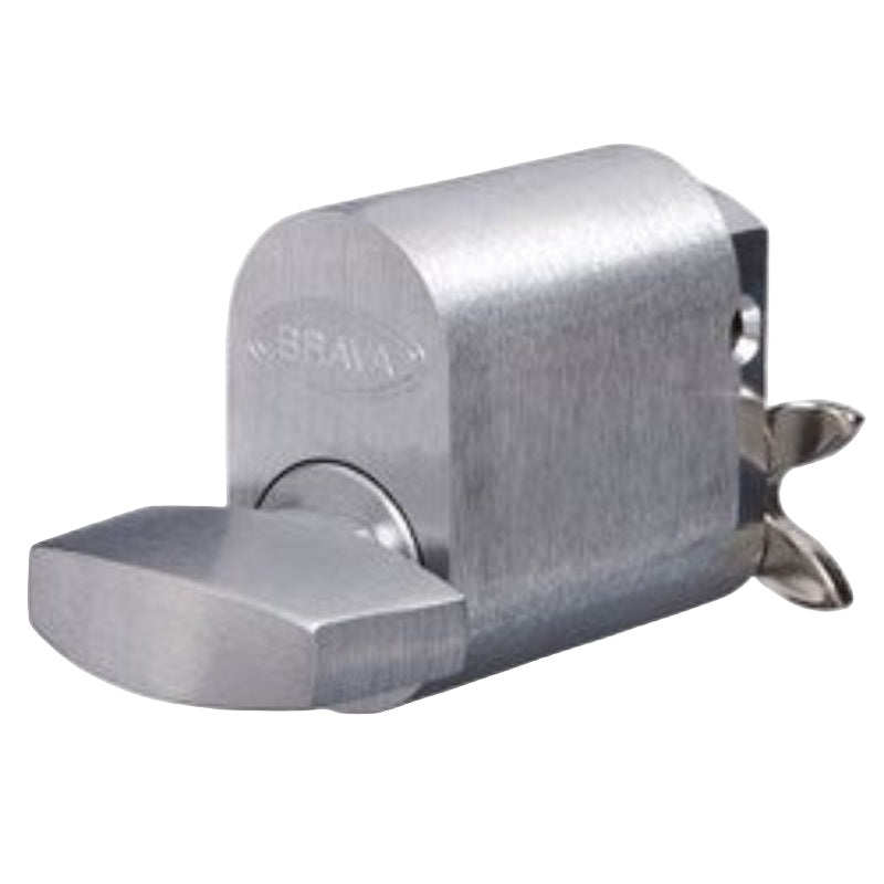 Brava Metro Oval Cylinder Turn With R Cam Satin Chrome - 5090 Mscct   5090MSCCT