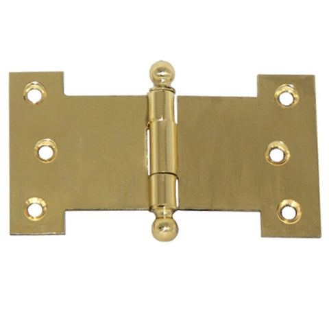 Superior Brass Parliament Shutter Hinge Ball Tip pr PB 62x90mm - primehardware