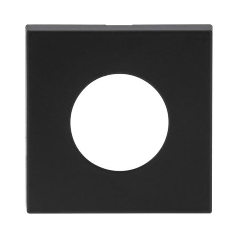 Lockwood Velocity Small Rose Square Trim Passage MBK - 1 Pair Matt Black VSS1 - TRIMMBK - primehardware