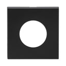 Lockwood Velocity Small Rose Square Trim Passage MBK - 1 Pair Matt Black VSS1 - TRIMMBK - primehardware