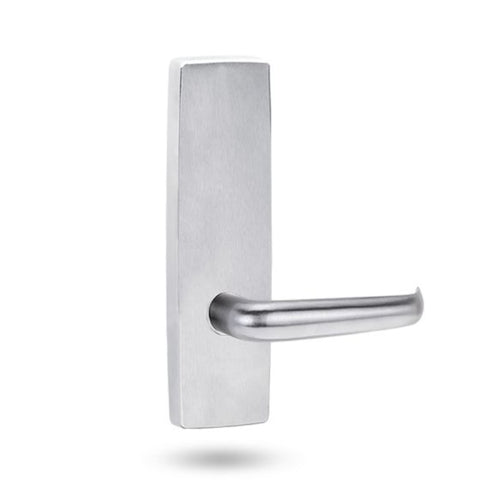 Lockwood 1805 Square End Plate With 180 Lever Satin Chrome 1805/180SC - primehardware