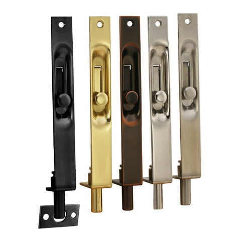 Superior Brass Flush Bolt Easyfix PB 200mm - primehardware