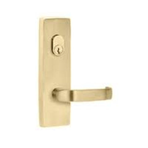Lockwood 1904 Square End Plate with Turn & 20 Knob Polished Brass 1904/20PB - primehardware