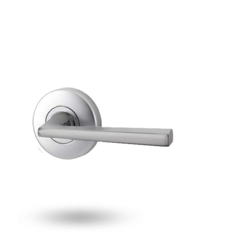 Lockwood Velocity 55mm Round Passage Set & 28 Lever SC TP Satin Chrome  VSR1/28SC