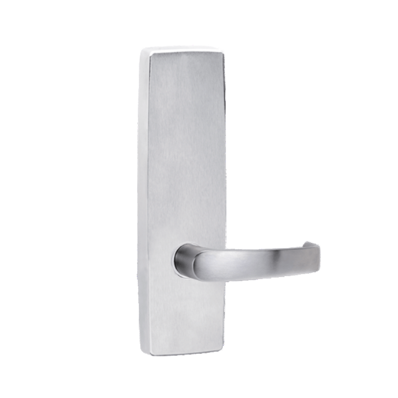 Lockwood 1805 Square End Plate With 47 Lever LH Satin Chrome 1805/47LSC - primehardware