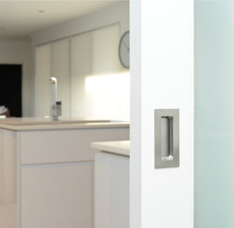 Zanda Square Flush Pull - 102x51mm - primehardware